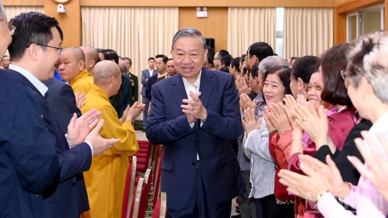 Tổng Bí thư Tô Lâm dự hội nghị tiếp xúc cử tri với người ứng cử Đại biểu Quốc hội khóa XVI