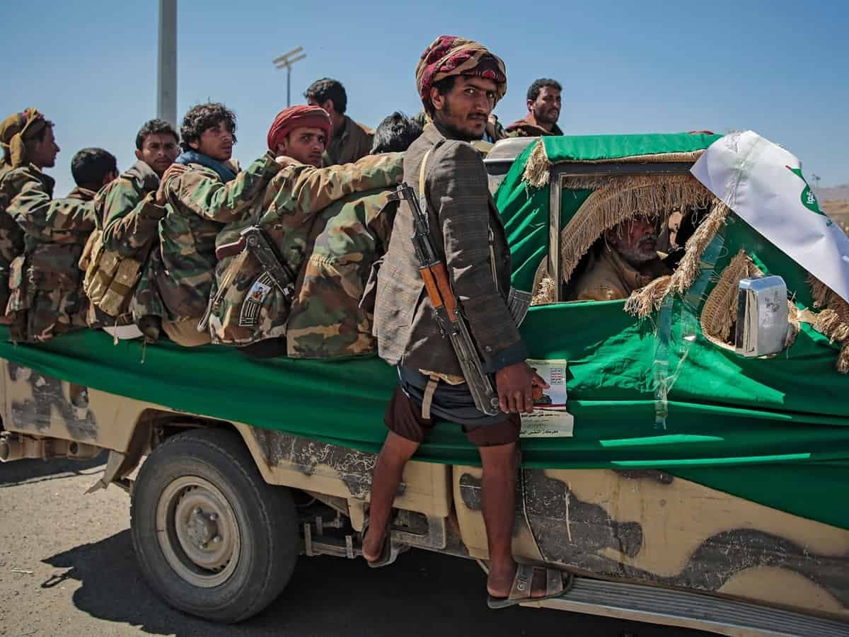 Iran - backed Houthis enter month - old war , could further threaten global shipping