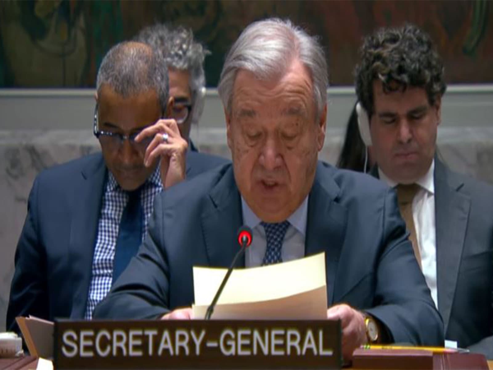UN Chief Guterres urges immediate halt to hostilities in Middle East