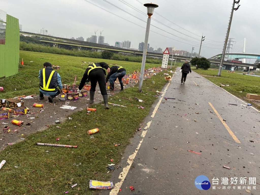 新北河濱公園熱門景點 高灘處籲垃圾不落地維護水岸環境