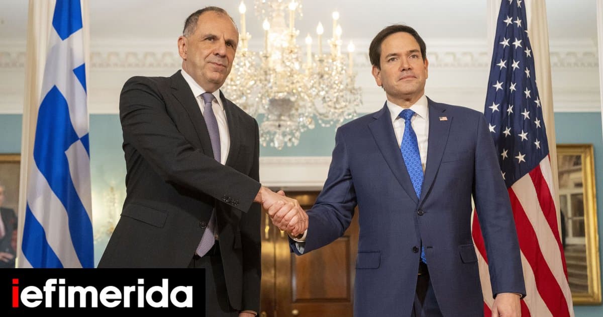 Συνάντηση Γεραπετρίτη - Ρούμπιο : Στην Αθήνα ο 6ος Γύρος Στρατηγικού Διαλόγου , τι είπαν για ναυτιλία , ενέργεια , ΑΙ και τεχνολογία