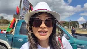 Linda Lam , activiste de la plate - forme Pa Tous Nou Pansion 60 ans :   « Jai décidé de mengager dans la politique active »