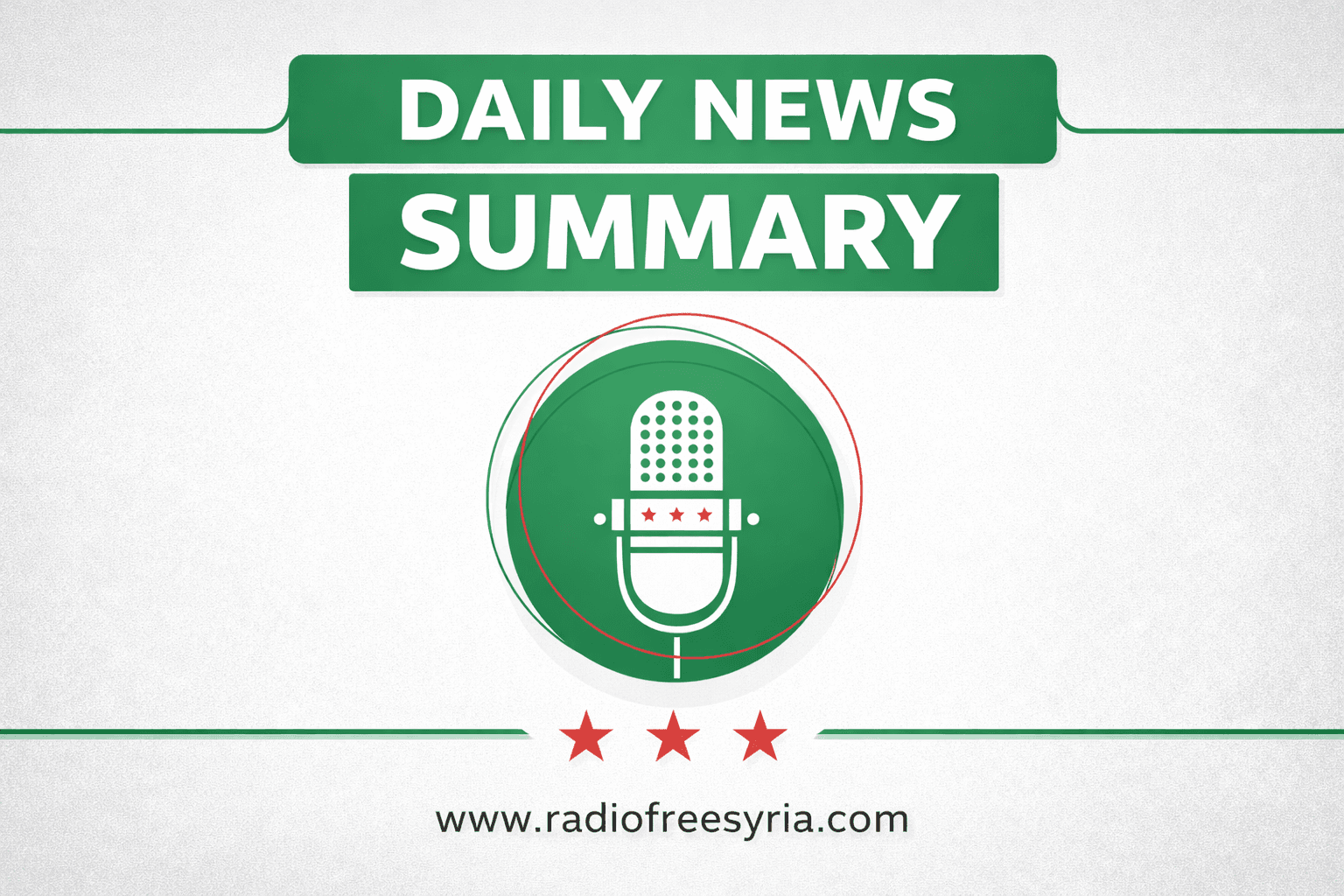 Daily Syria News Summary : Key Events across Syrian Governorates