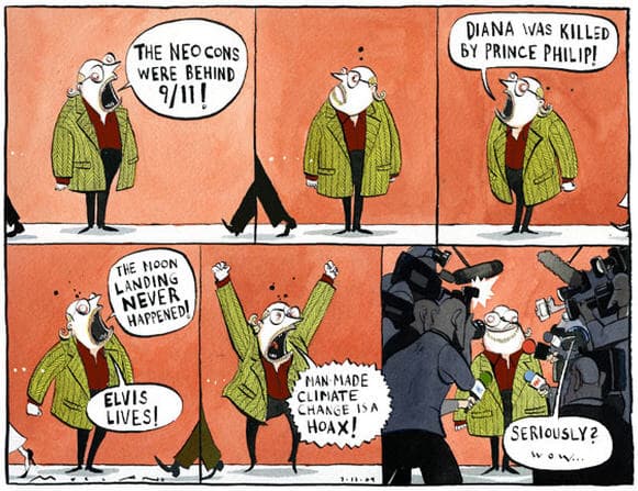 The English Blog : Climate Change Hoax cartoon