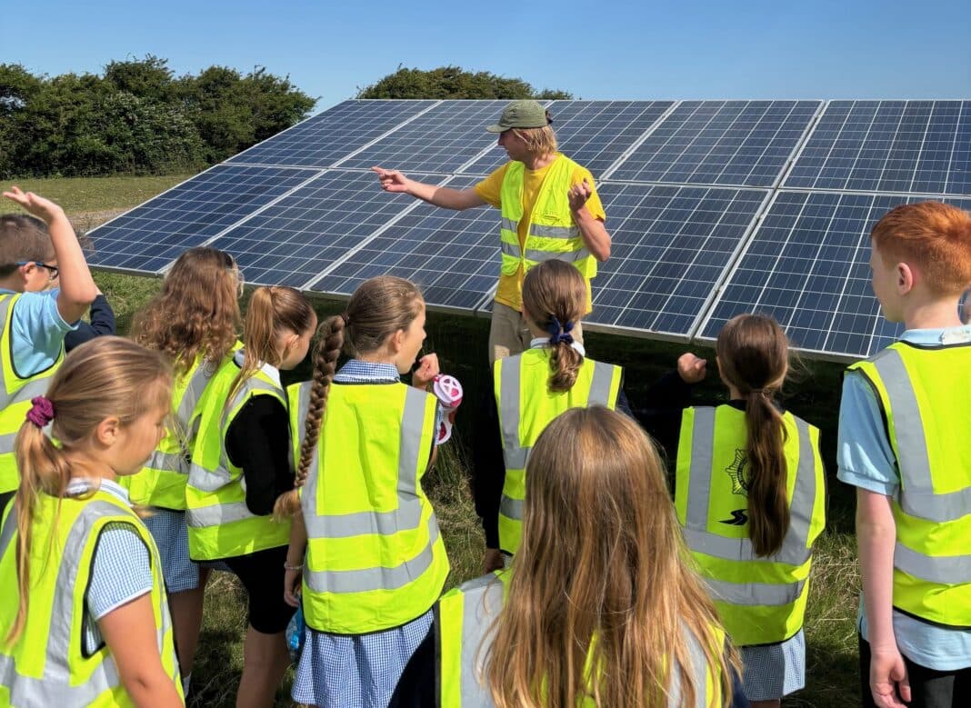 Burnham solar energy farm invites local schools to book fully funded visits