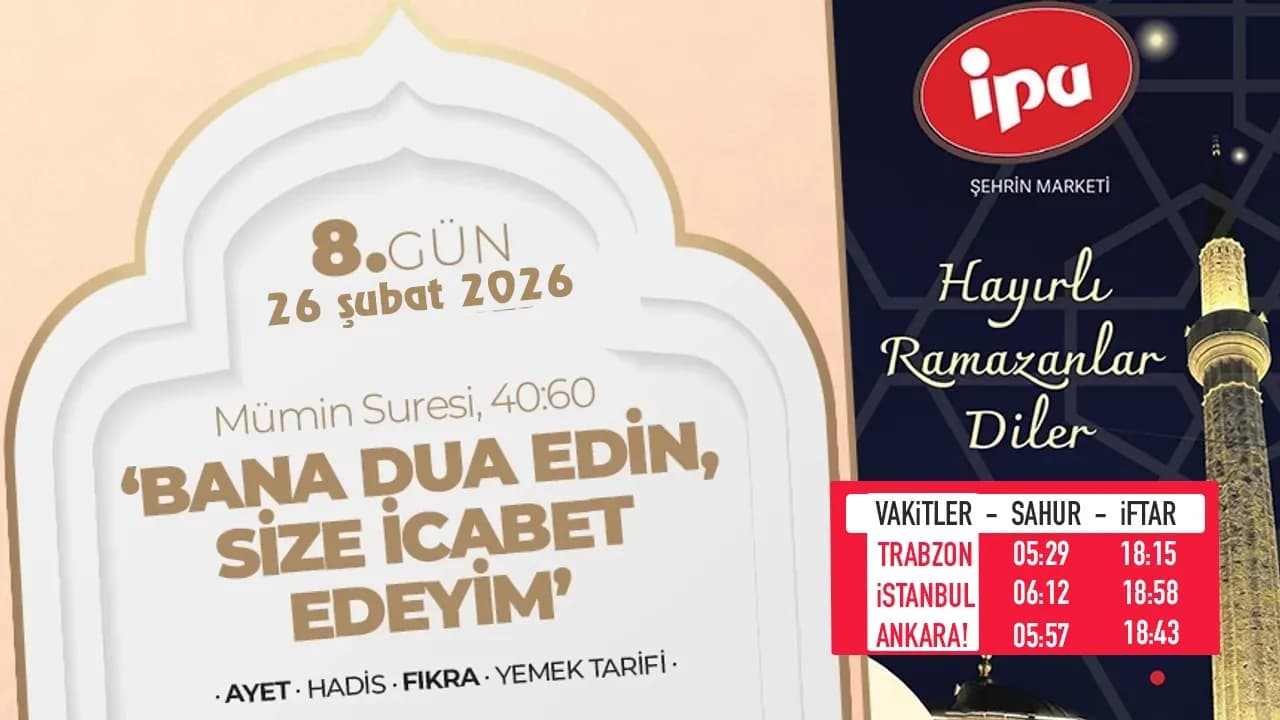8 . gün - Bana dua edin , size icabet edeyim