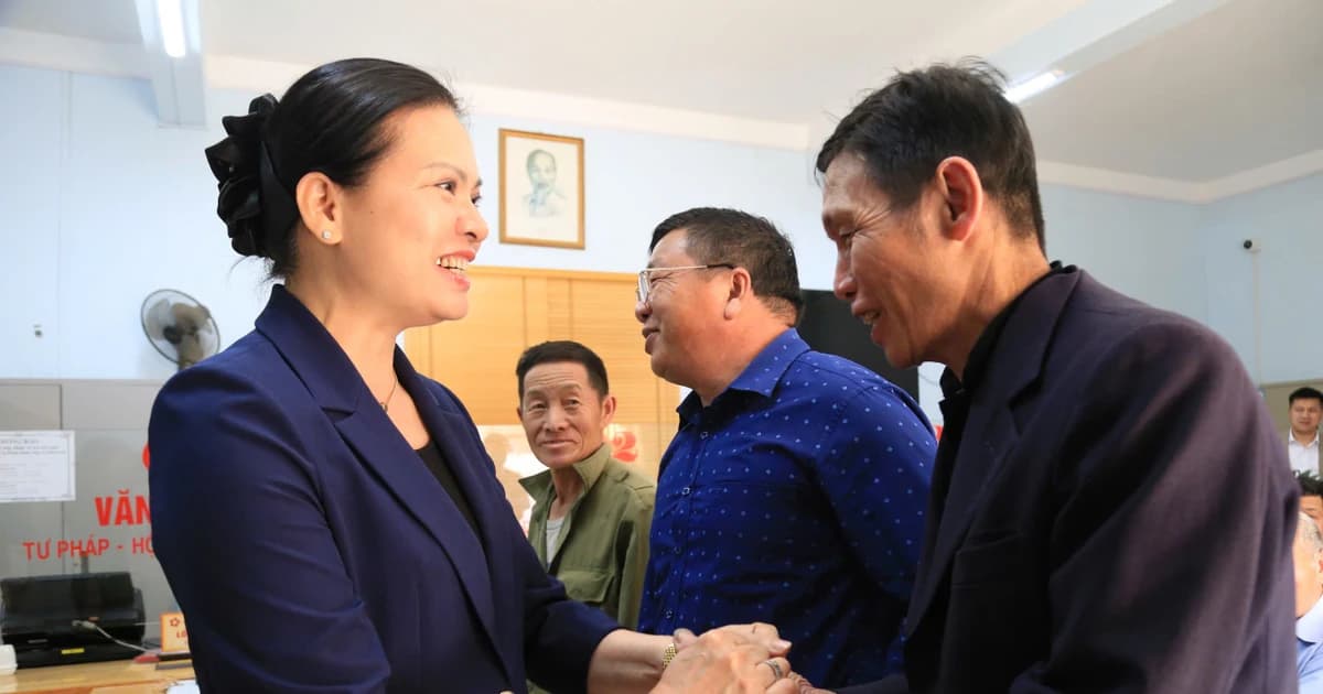 Bà Hà Thị Nga cam kết đồng hành cùng Lai Châu phát triển bền vững