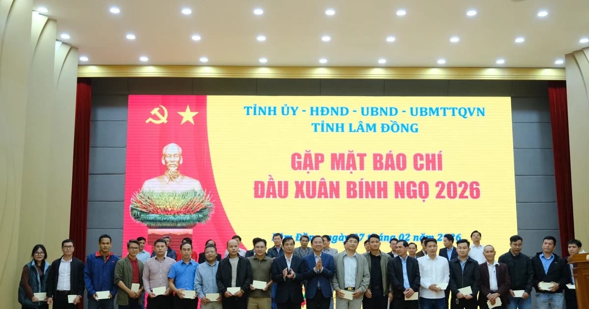Tỉnh Lâm Đồng gặp mặt báo chí đầu xuân Bính Ngọ 2026