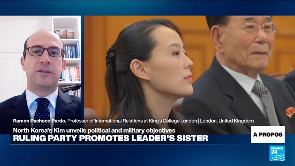 North Korea's Kim pledges economic push as his sister is elevated at party congress