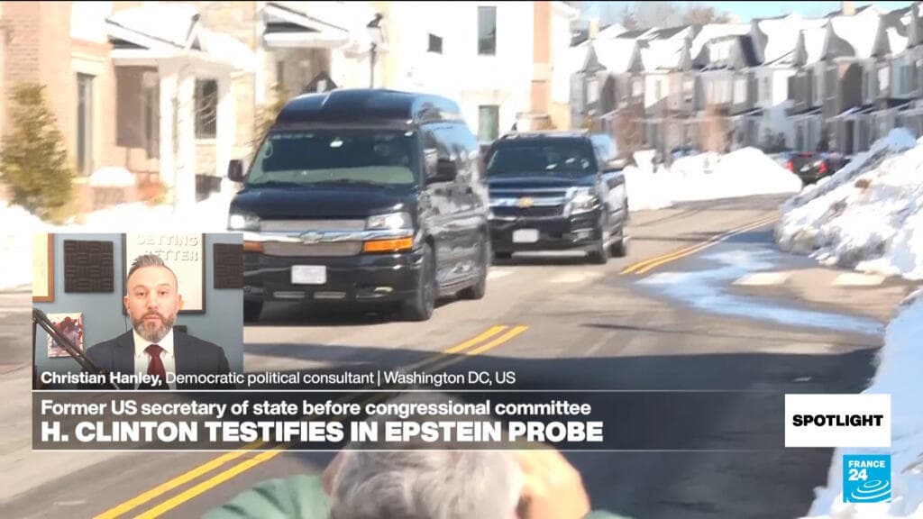 Hillary Clinton testifies in Epstein files probe