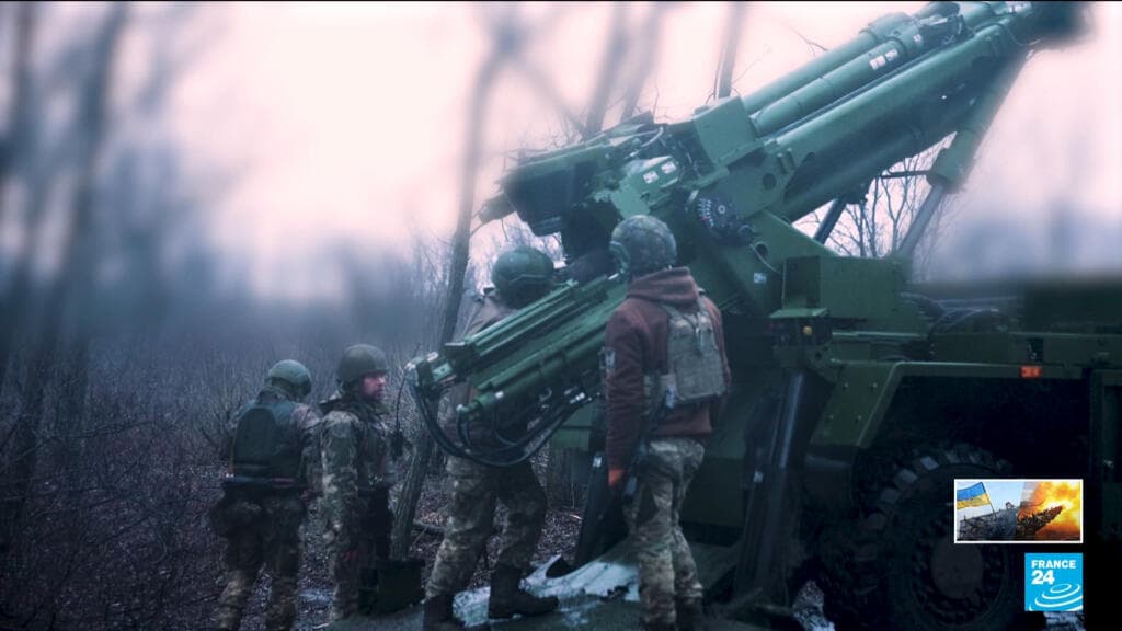 On the front line with a Ukrainian air assault unit equipped with Caesar howitzers