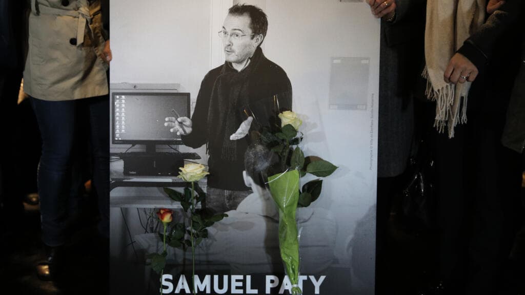 French court slashes jail terms for trio involved in murder of teacher Samuel Paty