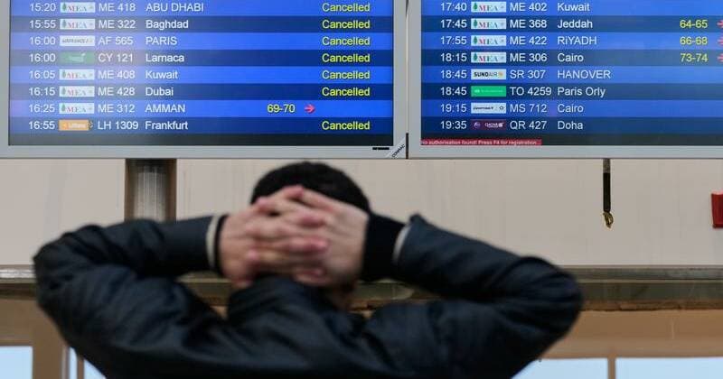 Thousands of travellers stranded by flight disruptions