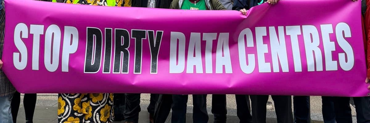 UK to see weekend protests against dirty datacentres
