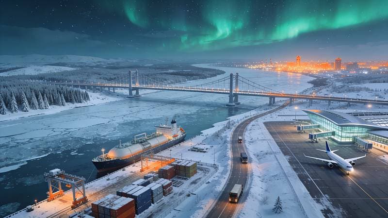 Как меняется логистика ДФО : грузопотоки Севморпути , рост портов и авиахабов , новые мосты и переходы с Китаем