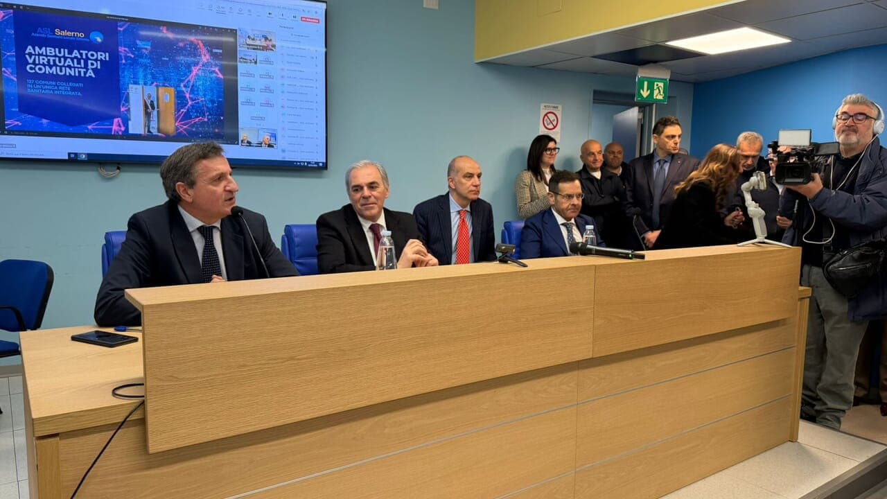 Asl Salerno , presentati gli ambulatori virtuali di comunità : Già attivi in 127 Comuni